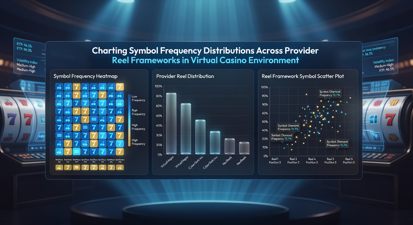 Vergleichsdiagramm von Symbolfrequenzen in Reel-Frameworks
