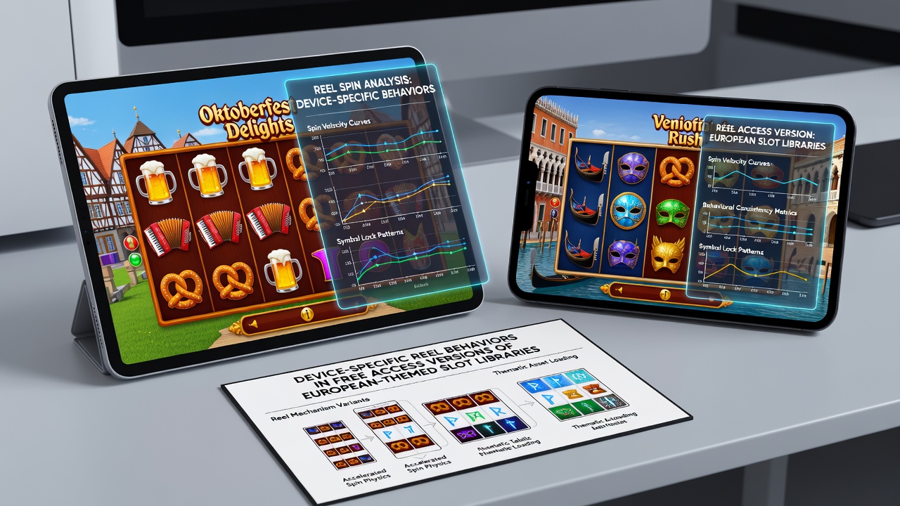 Vergleich von Reel-Verhaltensmustern auf verschiedenen Geräten in Slot-Demos