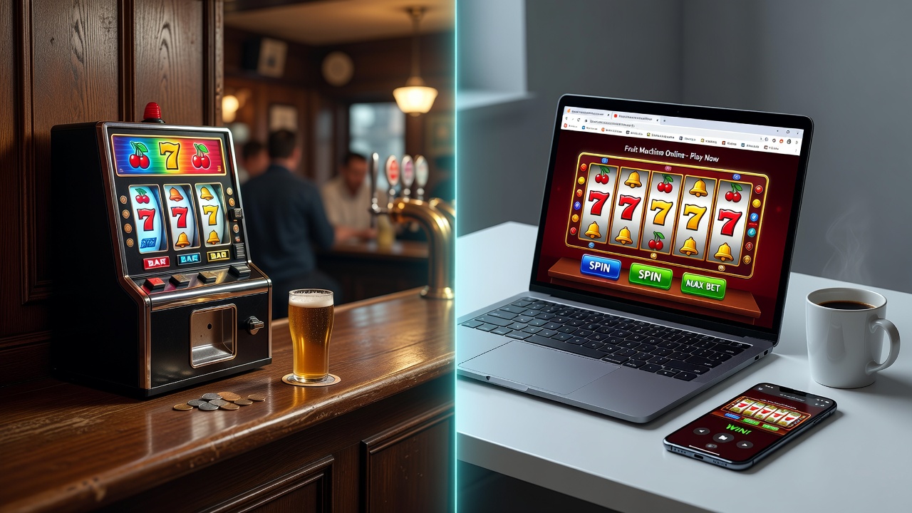 Virtuelle Darstellung klassischer Fruchtsymbole in einem modernen Browser-Spielinterface