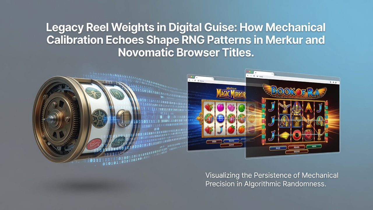 Darstellung der Übertragung mechanischer Reel-Gewichtungen in moderne RNG-Systeme bei Merkur und Novomatic