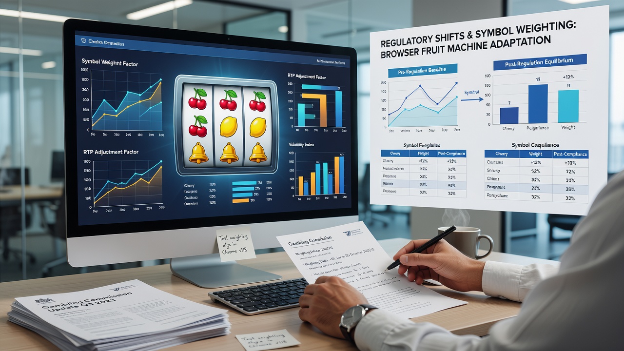 Vergleich von Symbolgewichtungen vor und nach regulatorischen Änderungen in Fruchtspieladaptionen